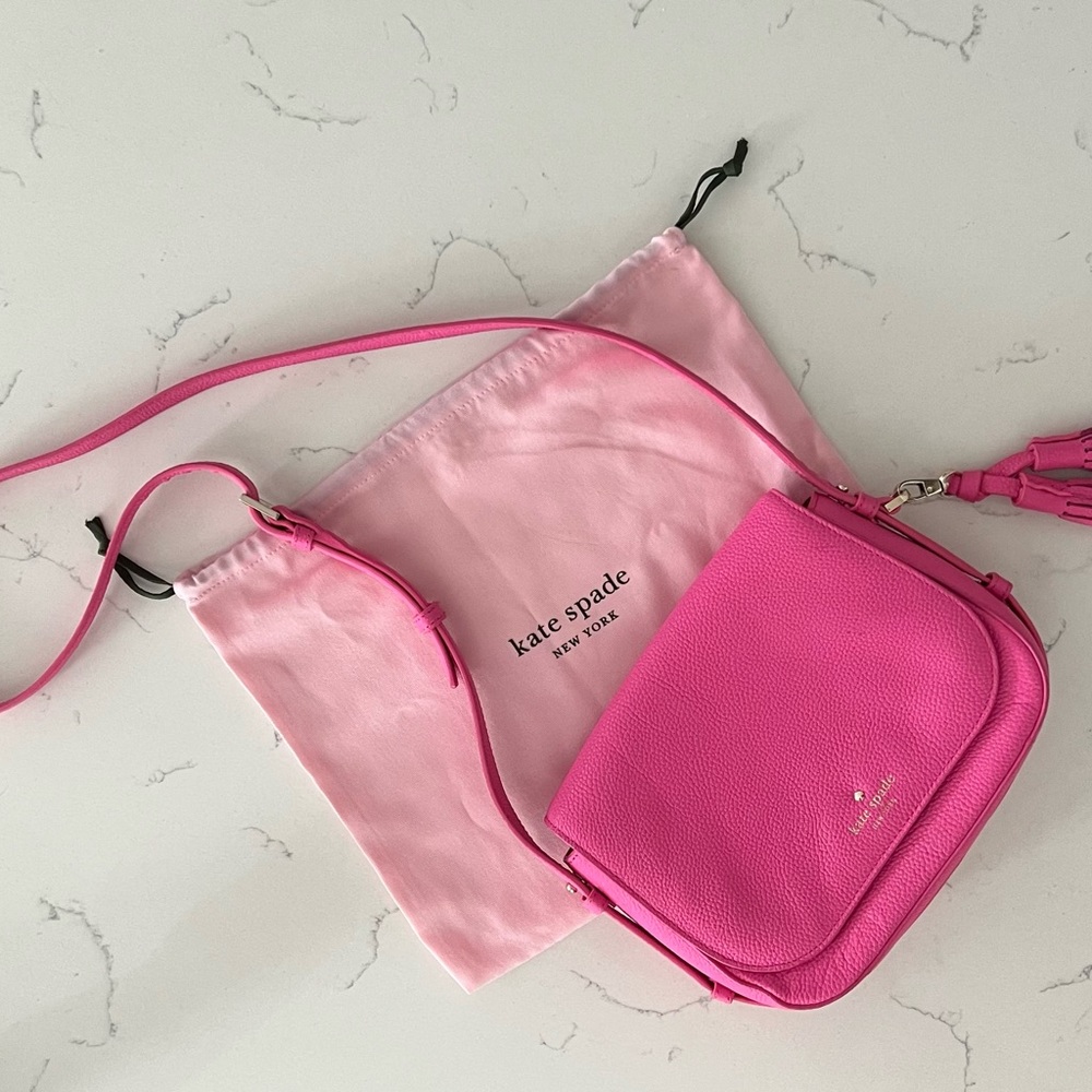 Hot pink Kate Spade crossbody bag
